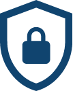shield lock icon for solution pages