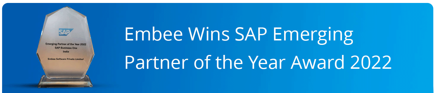 embee wins SAP emerging partner of the year award 2022