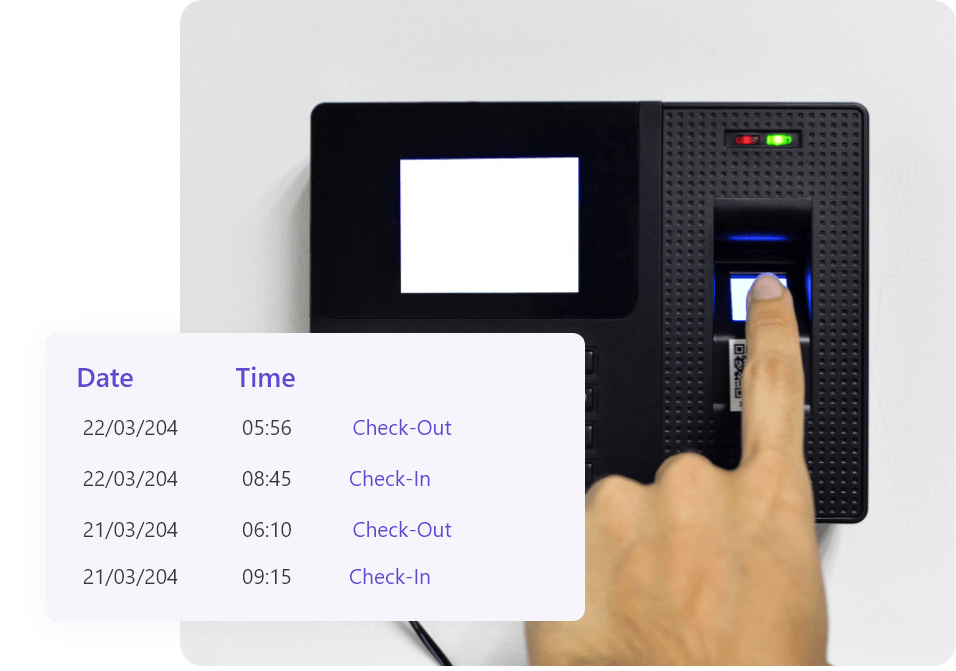 Biometric Integration machine octane HRMS