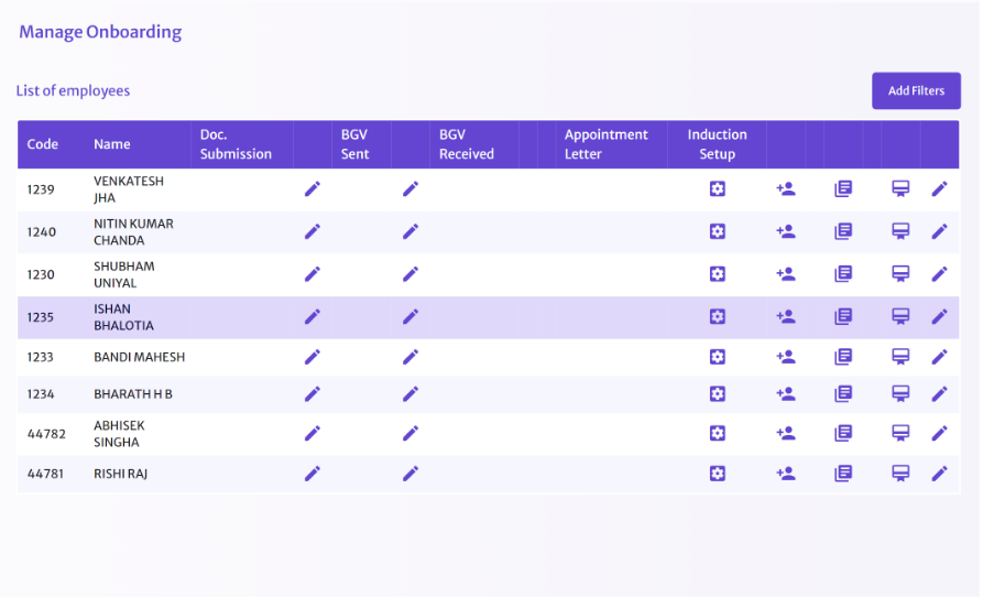 Onboarding Management