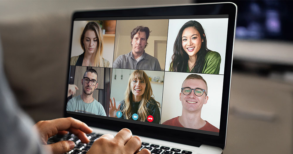 Microsoft Teams interface for remote team collaboration