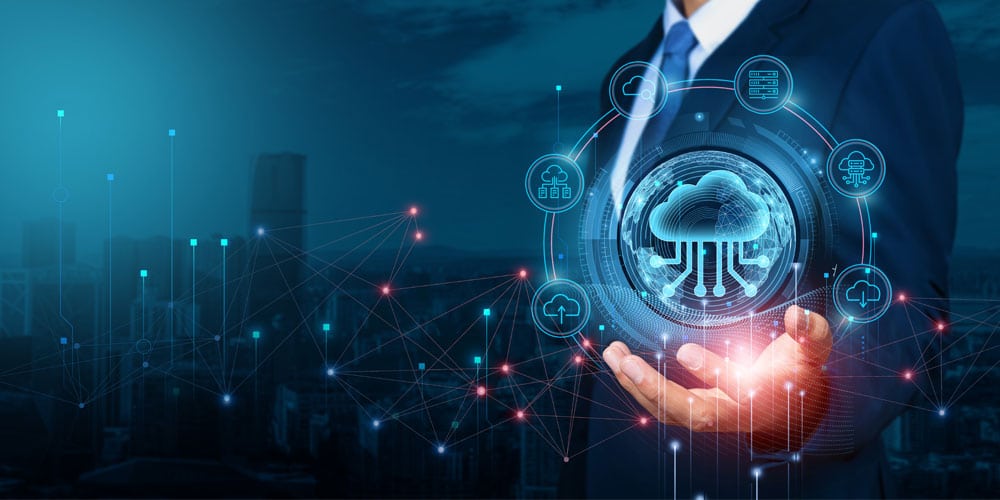 Hybrid cloud architecture balancing public innovation with India data residency