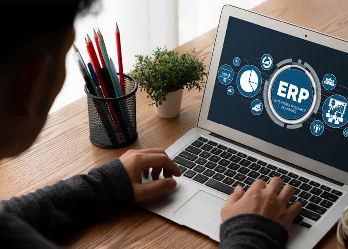 ERP Enterprise Resource Planning system dashboard for Indian businesses