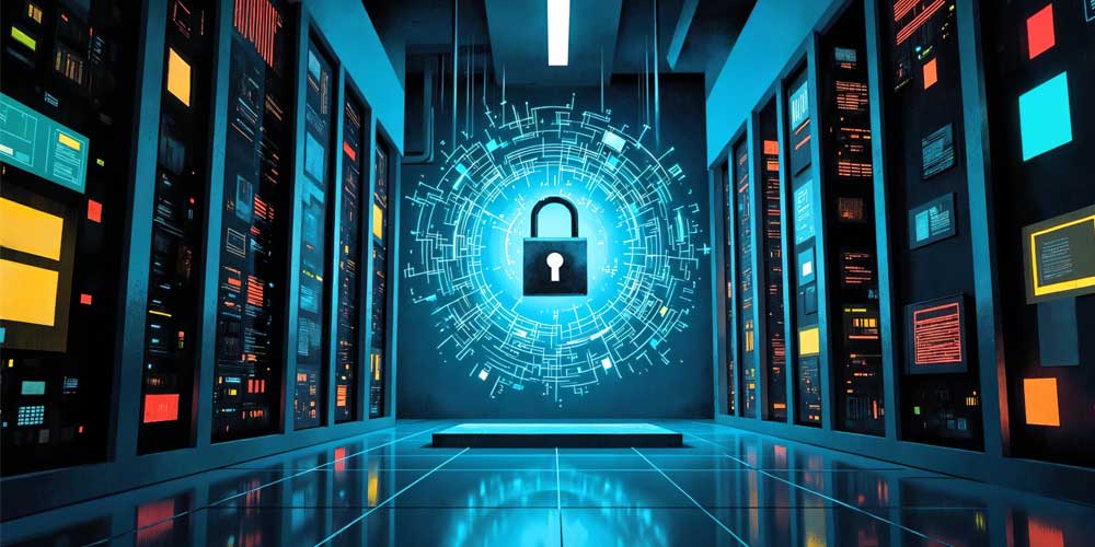 Infographic illustrating the top cybersecurity trends for 2026 including agentic AI, post-quantum threats, and AI-driven SOCs for enterprise security leaders